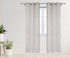 52 X 95 Inch Blackout Polyester Curtains with Grommets Beige - 2 Panels - Bridal Tablecloth