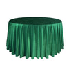 120 Inch Round Royal Velvet Tablecloth Emerald Green - Bridal Tablecloth