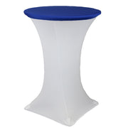 30 Inch Stretch Spandex Table Topper/Cap Royal Blue