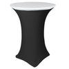 30 Inch Stretch Spandex Table Topper/Cap White
