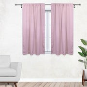 42 X 45 Inch Blackout Polyester Curtains with Rod Pocket Blush - 2 Panels - Bridal Tablecloth