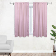 42 X 63 Inch Blackout Polyester Curtains with Rod Pocket Blush - 2 Panels - Bridal Tablecloth