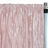 Crinkle Taffeta Drape/Backdrop 14 ft x 97 inches Blush