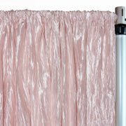Crinkle Taffeta Drape/Backdrop 8 ft x 97 inches Blush