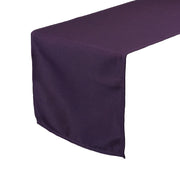14 x 108 inch Polyester Table Runner Eggplant