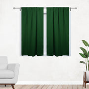 42 X 45 Inch Blackout Polyester Curtains with Rod Pocket Hunter Green - 2 Panels - Bridal Tablecloth