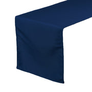 14 x 108 inch Polyester Table Runner Navy Blue