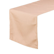 14 x 108 inch Polyester Table Runner Peach