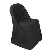 Polyester Folding Chair Cover Black
