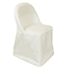 Polyester Folding Chair Cover Ivory