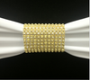 Dazzling Rhinestone Chair Sash Slips Gold