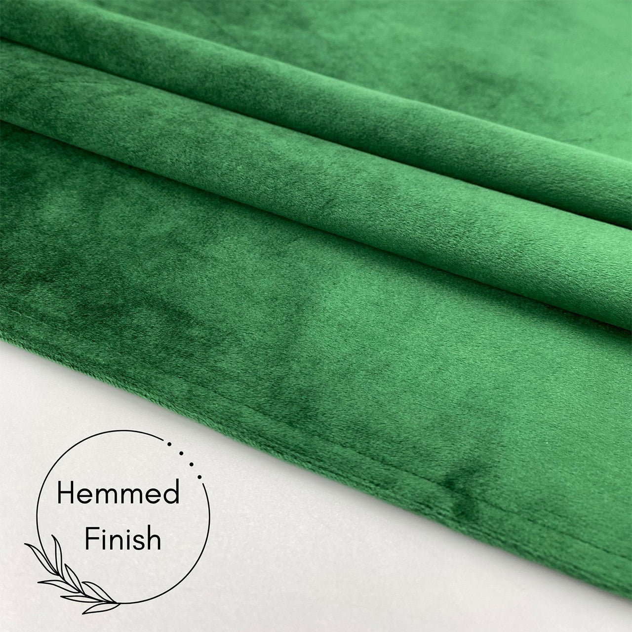 20 Inch Royal Velvet Cloth Napkins Emerald Green (Pack of 10)
