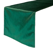 14 x 108 Inch Royal Velvet Table Runner Emerald Green