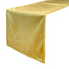 14 x 108 Inch Royal Velvet Table Runner Gold - Bridal Tablecloth