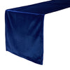 14 x 108 Inch Royal Velvet Table Runner Navy Blue - Bridal Tablecloth