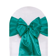 Satin Sashes Teal (Pack of 10)