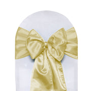 Satin Sashes Champagne (Pack of 10)