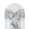 Satin Sashes Silver (Pack of 10)