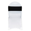 Stretch Spandex Chair Bands Black (Pack of 10)