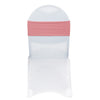 Stretch Spandex Chair Bands Coral (Pack of 10)