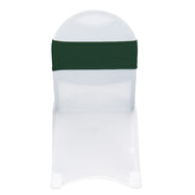 Stretch Spandex Chair Bands Hunter Green(Pack of 10)