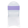 Stretch Spandex Chair Bands Lavender (Pack of 10)