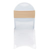 Stretch Spandex Chair Bands Peach (Pack of 10)