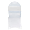 Stretch Spandex Chair Bands White (Pack of 10)
