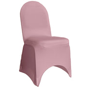 Stretch Spandex Banquet Chair Cover Dusty Rose - Bridal Tablecloth