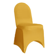 Spandex Banquet Chair Cover Gold - Bridal Tablecloth