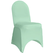 Stretch Spandex Banquet Chair Cover Mint - Bridal Tablecloth