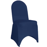 Spandex Banquet Chair Cover Navy Blue - Bridal Tablecloth