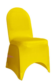 Spandex Banquet Chair Cover Yellow