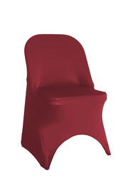 Spandex Folding Chair Cover Burgundy