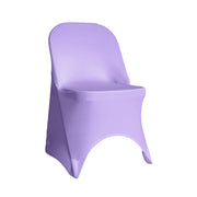 Stretch Spandex Folding Chair Cover Lavender - Bridal Tablecloth