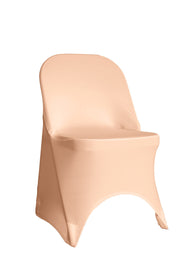 Spandex Folding Chair Cover Peach