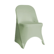 Stretch Spandex Folding Chair Cover Sage - Bridal Tablecloth