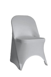 Spandex Folding Chair Cover Silver