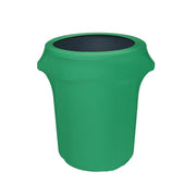 32 Gallon Spandex Trash Can/Waste Container Cover Emerald Green