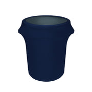32 Gallon Spandex Trash Can/Waste Container Cover Navy Blue