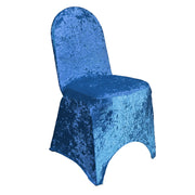  Velvet Spandex Banquet Chair Cover Royal Blue
