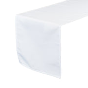 14 x 108 inch Polyester Table Runner White